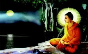 Bên tòa kim cang dưới cội Bồ Đề
